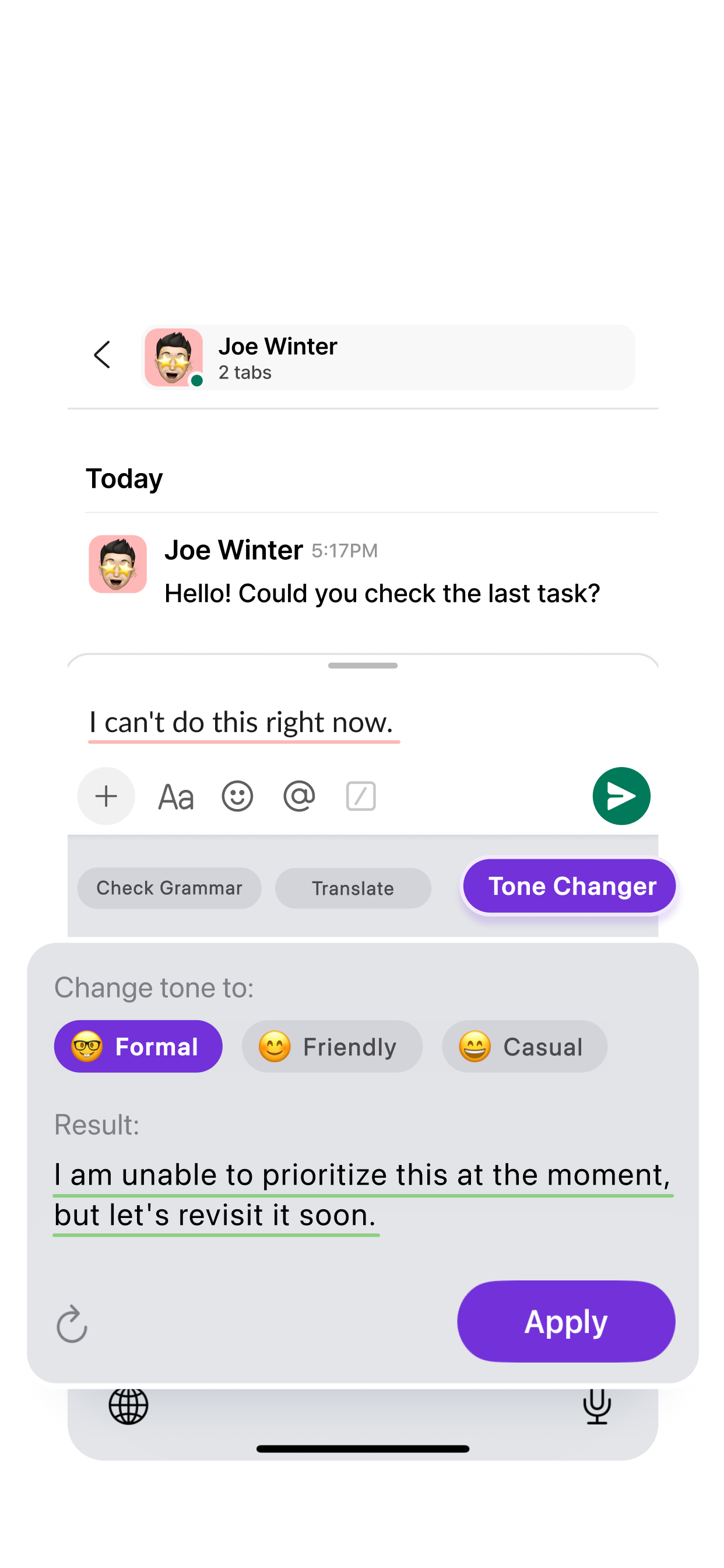 KeenKey AI App Screenshot